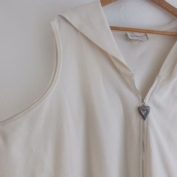 Capistrano essentuals sleeveless zip-up hoodie size 26/28W - Picture 3 of 6